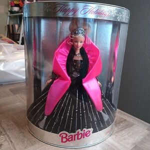 1998 Special Edition Happy Holidays Barbie‎ Doll Vintage Mattel Boxed NIB Fancy